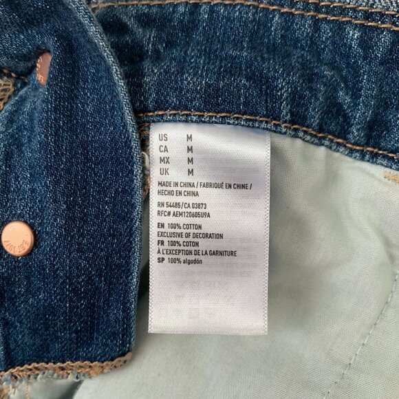 American Eagle Distressed Shorts Shorteralls Overalls Cowgirl Farmer’s Market - Picture 8 of 11